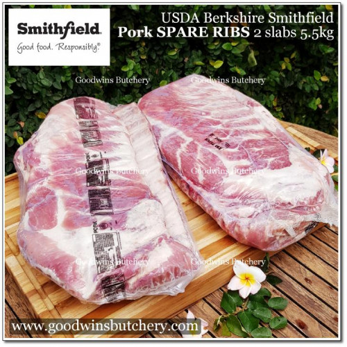 Pork Sparerib Usda Berkshire Smithfield 18x8 2slabs Pack Apx 5kg Price Kg Ada Utube